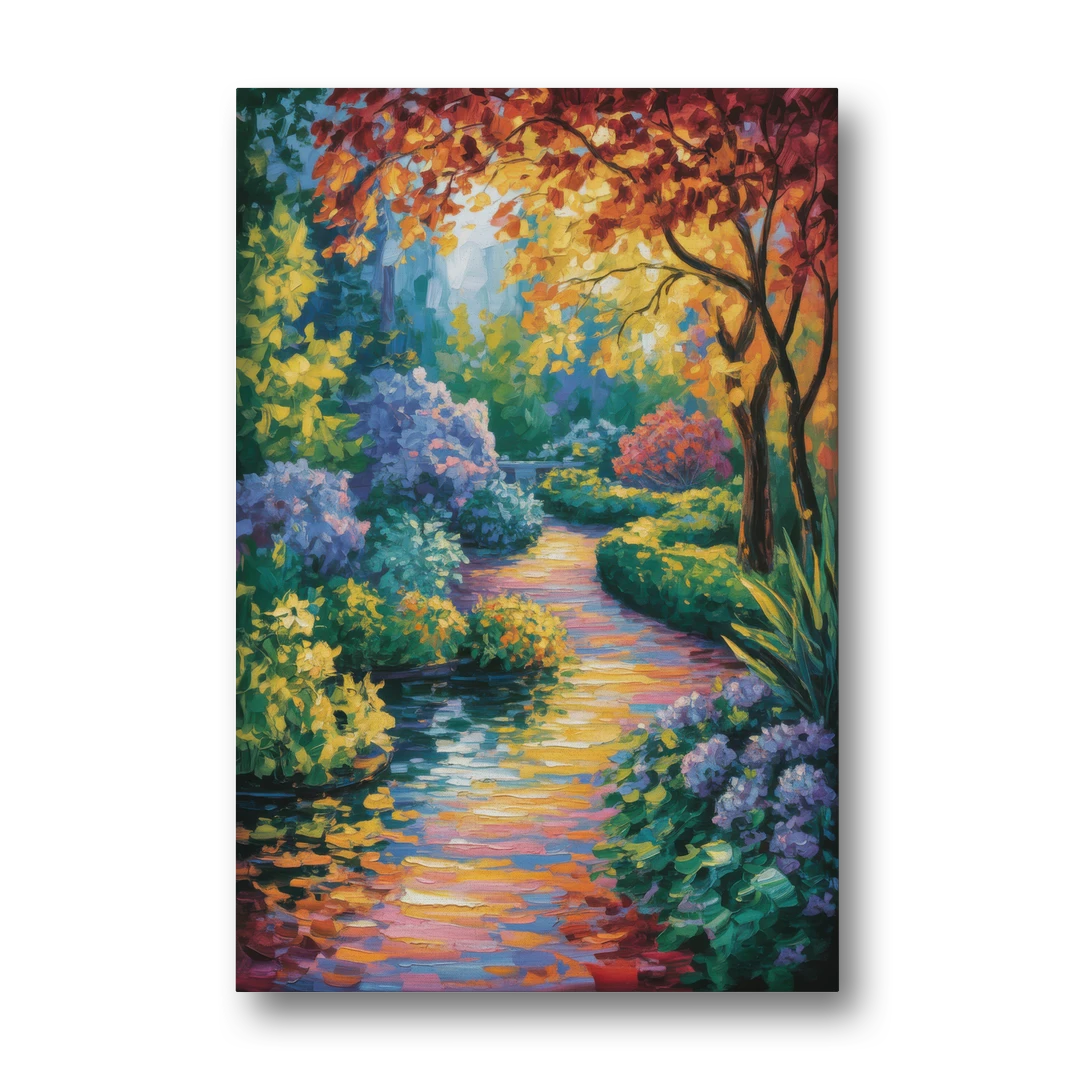 Butchart Gardens Bloom - Canvas Wall Art - Front