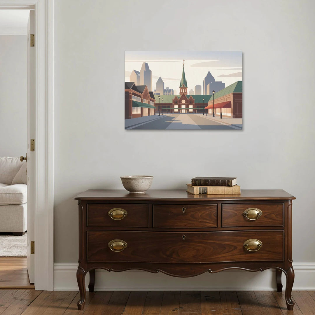 ByWard Market Charm - Canvas Wall Art - Coffee Table - 36x24