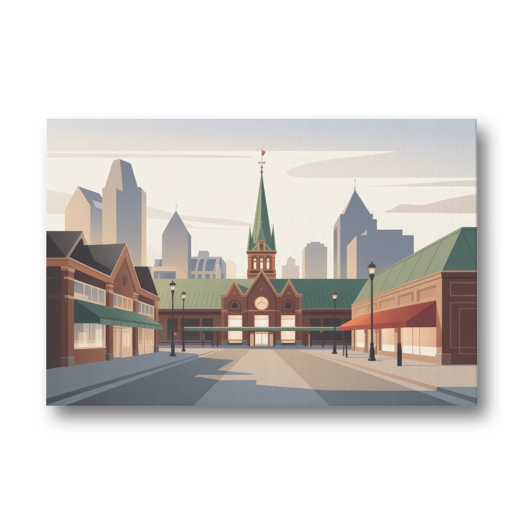 ByWard Market Charm - Canvas Wall Art - Front