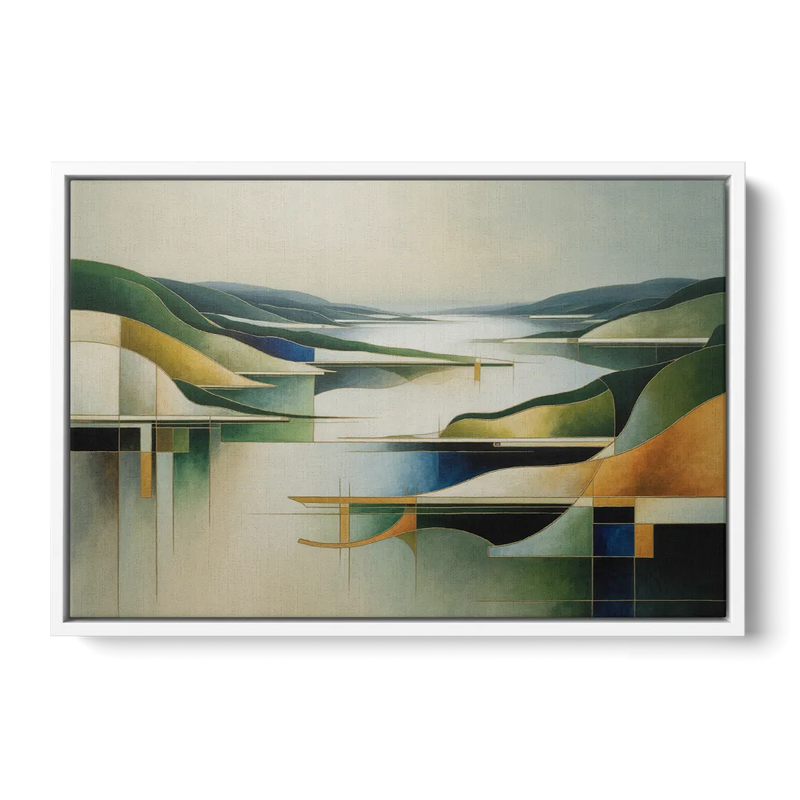 Bygdøy Peninsula Beauty Front - White Canvas Wall Art