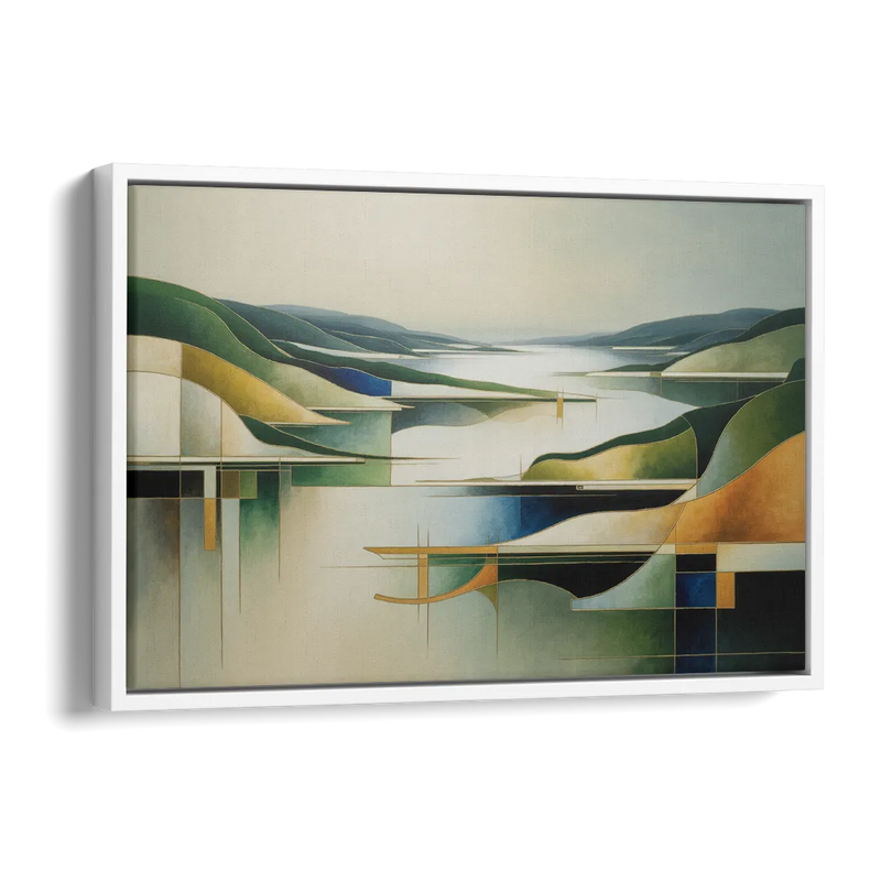 Bygdøy Peninsula Beauty Side - White Canvas Wall Art