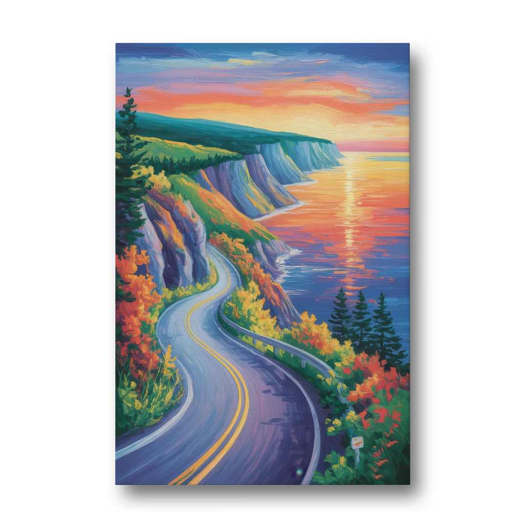 Cabot Trail Vista - Canvas Wall Art - Front
