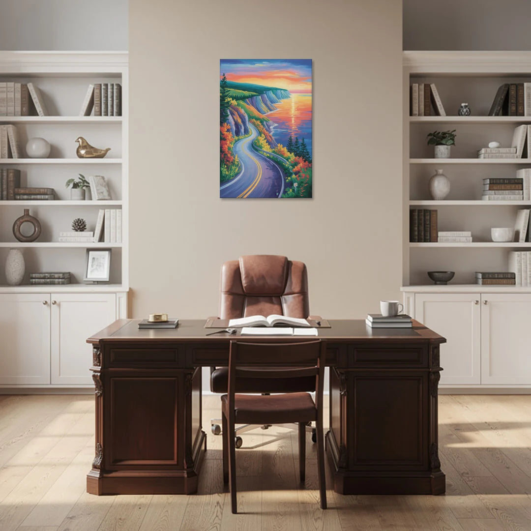 Cabot Trail Vista - Canvas Wall Art - Office - 24x36