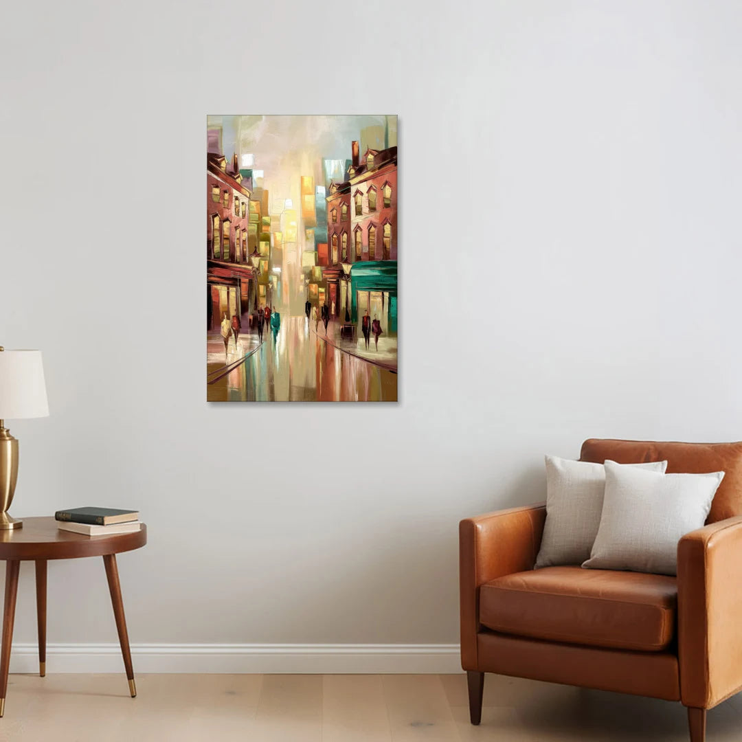 Camden Downtown Streetscape - Canvas Wall Art - Sofa - 24x36