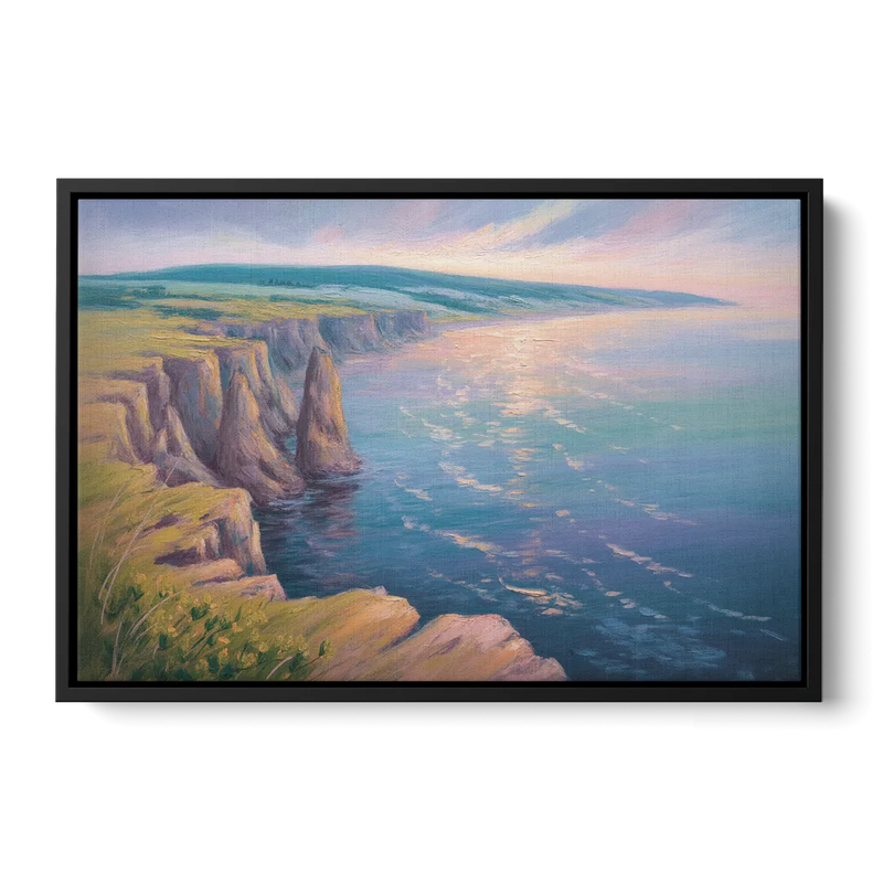 Cape Breton Highlands Front - Black Canvas Wall Art