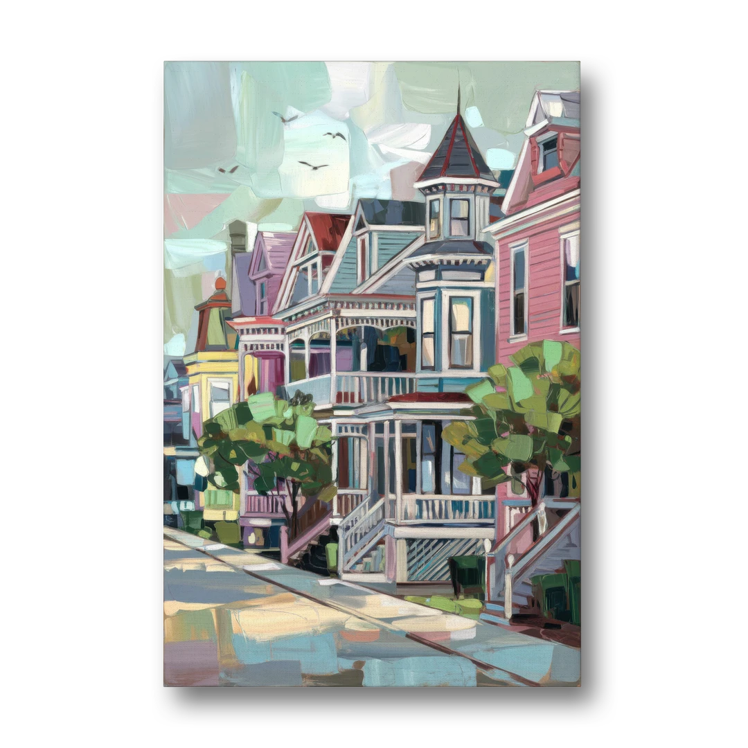 Cape May Historic District - Canvas Wall Art - Front