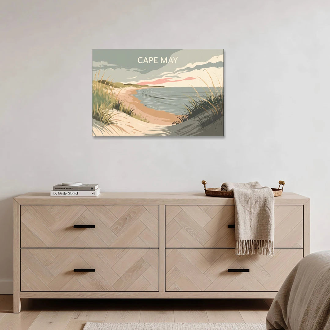 Cape May Ocean Breeze - Canvas Wall Art - Coffee Table - 36x24