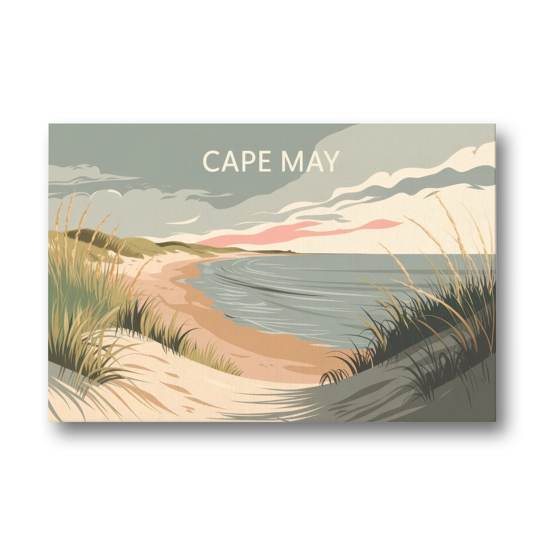 Cape May Ocean Breeze - Canvas Wall Art - Front