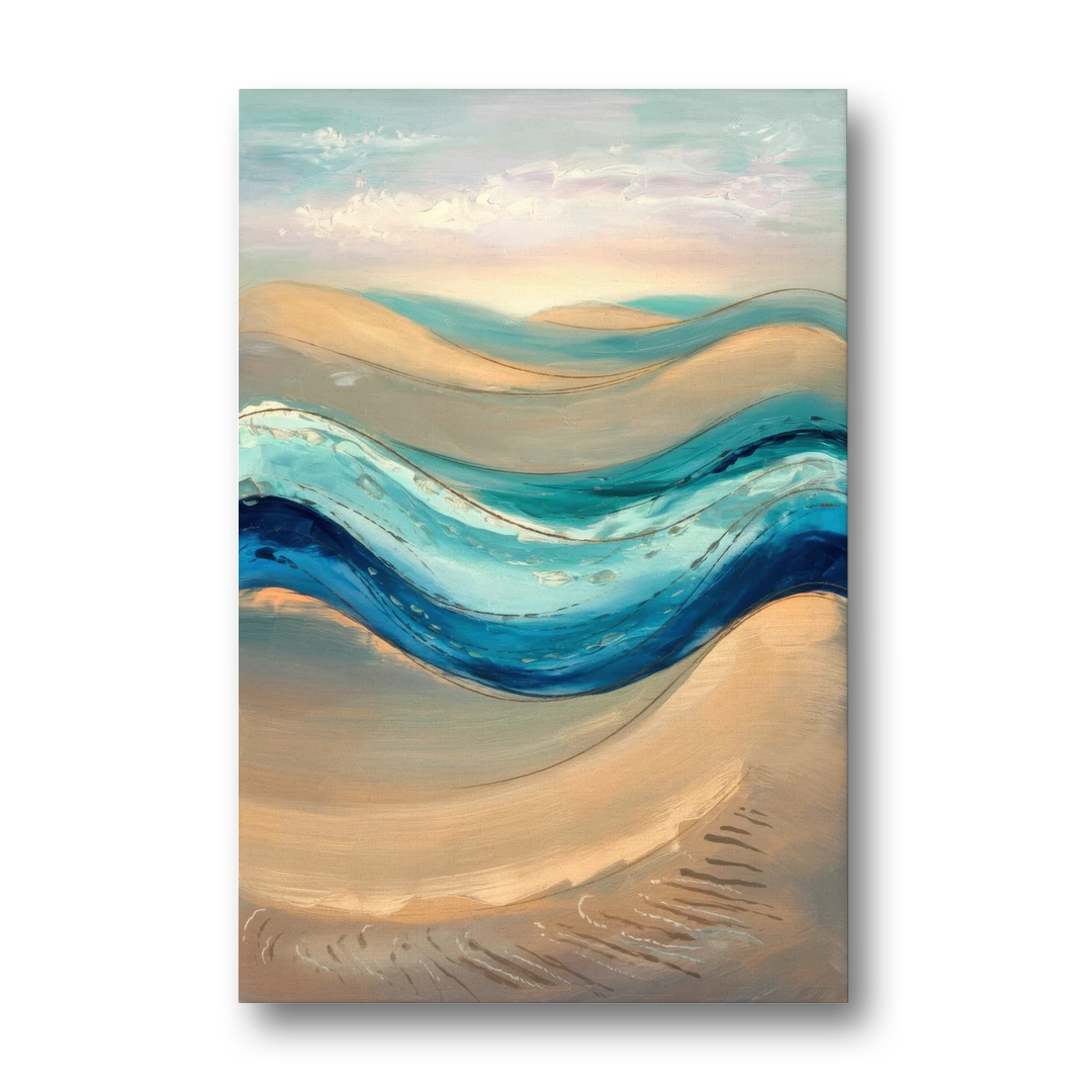 Cape May Waves and Dunes - Canvas Wall Art - Front