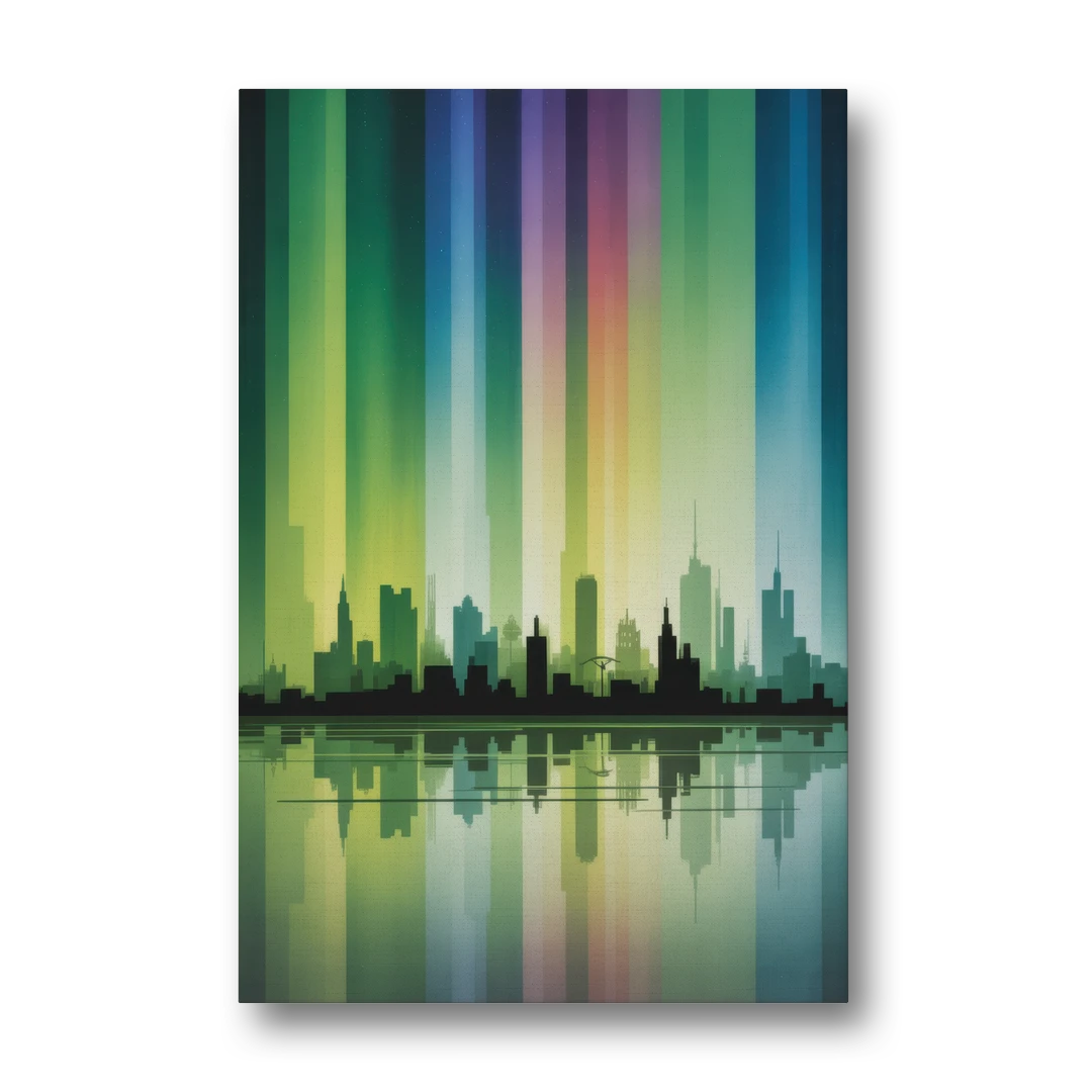 Capital Lights - Canvas Wall Art - Front