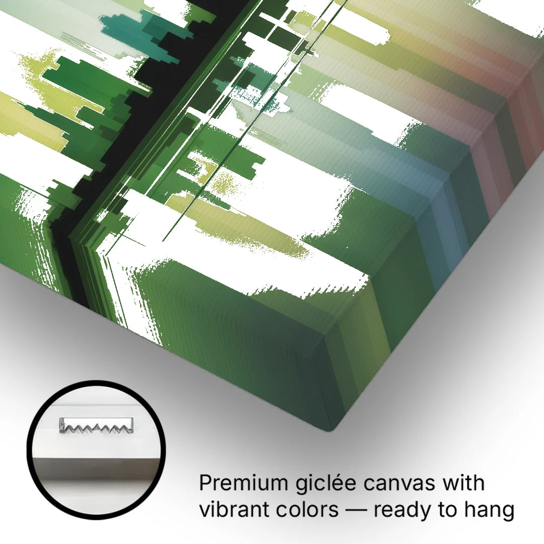 Capital Lights - Canvas Wall Art - Gallery Wrap Corner