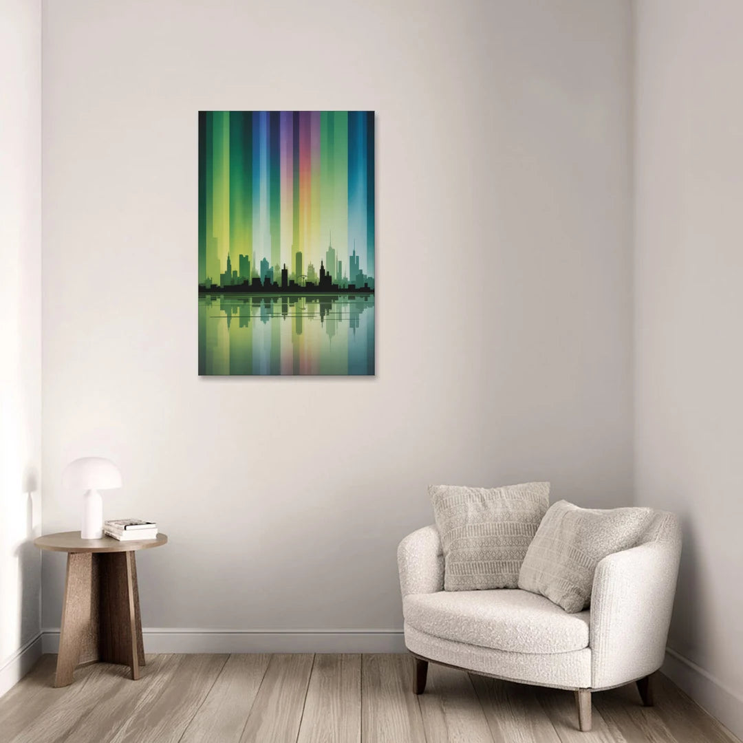Capital Lights - Canvas Wall Art - Sofa - 24x36