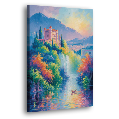Castle Hill View - Canvas Wall Art