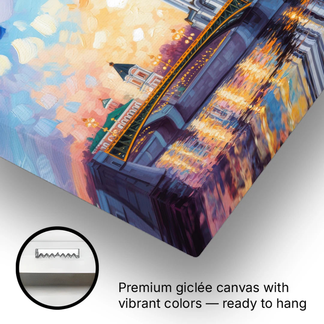 Cathedral of Christ Light - Canvas Wall Art - Gallery Wrap Corner