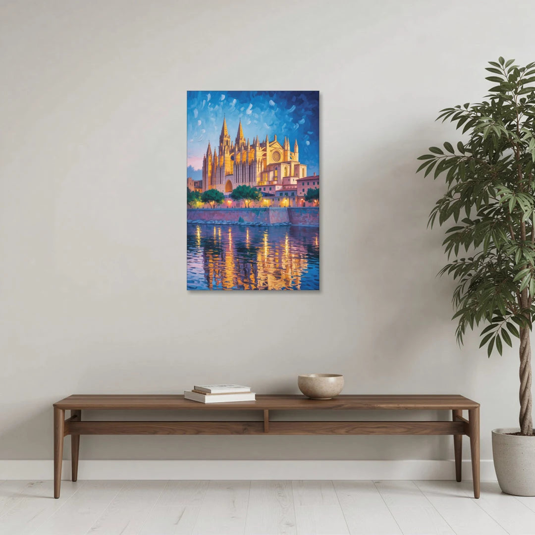 Cathedral of Santa Maria - Canvas Wall Art - Coffee Table - 24x36