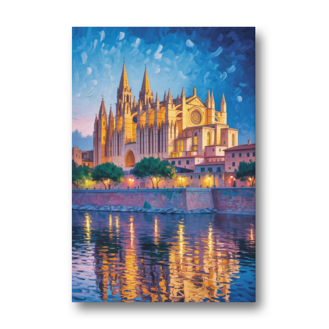Cathedral of Santa Maria - Canvas Wall Art - Front