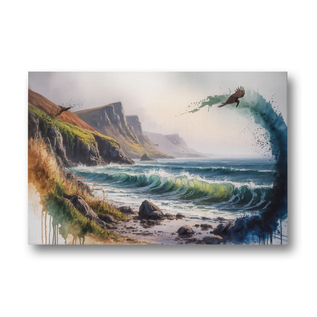 Celtic Coastline - Canvas Wall Art - Front