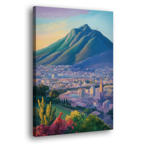 Cerro de la Silla View - Canvas Wall Art