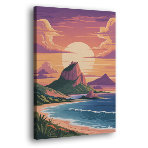 Cerro del Crestón Sunset - Canvas Wall Art