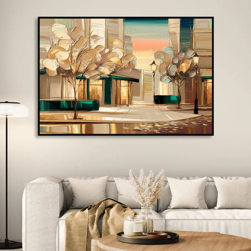 Chandler Artistic Vibes Living Room - Black Canvas Wall Art