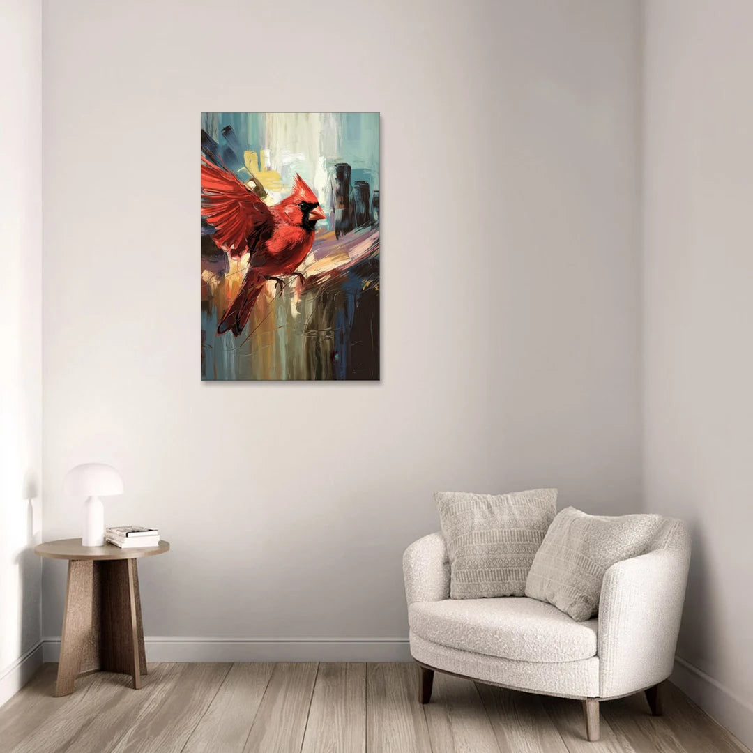 Chandler Cardinals Fan Art - Canvas Wall Art - Sofa - 24x36