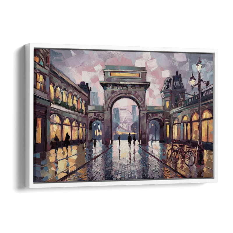 Chandler Urban Charm Side - White Canvas Wall Art