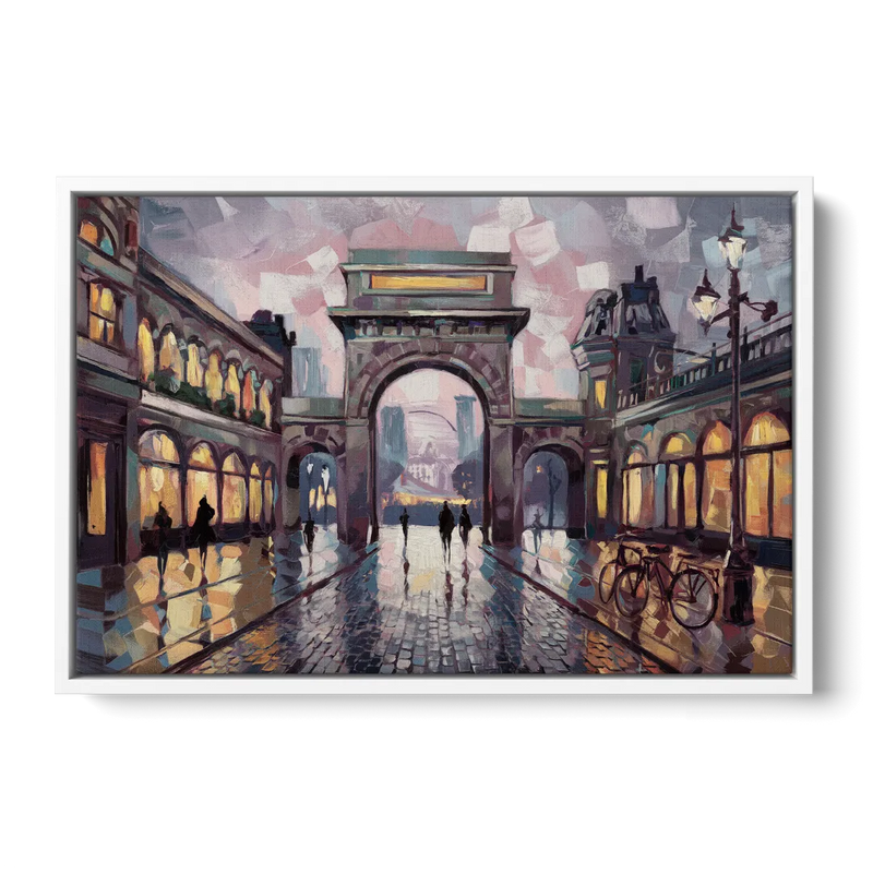 Chandler Urban Charm Front - White Canvas Wall Art