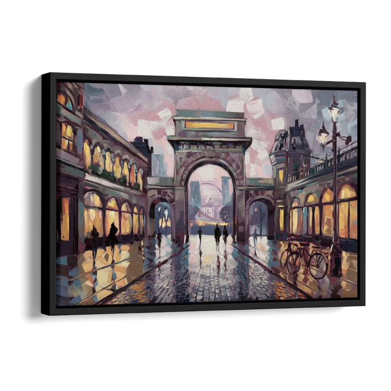 Chandler Urban Charm Side - Black Canvas Wall Art