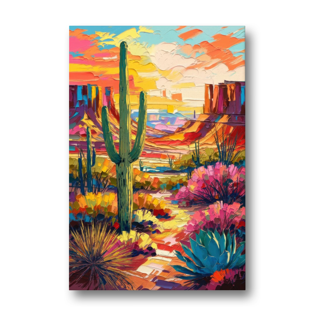 Chandler Vibrant Southwest - Canvas Wall Art - Front
