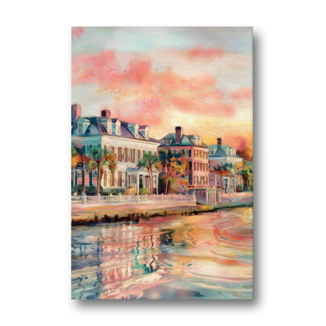 Charleston Battery District - Canvas Wall Art - Front