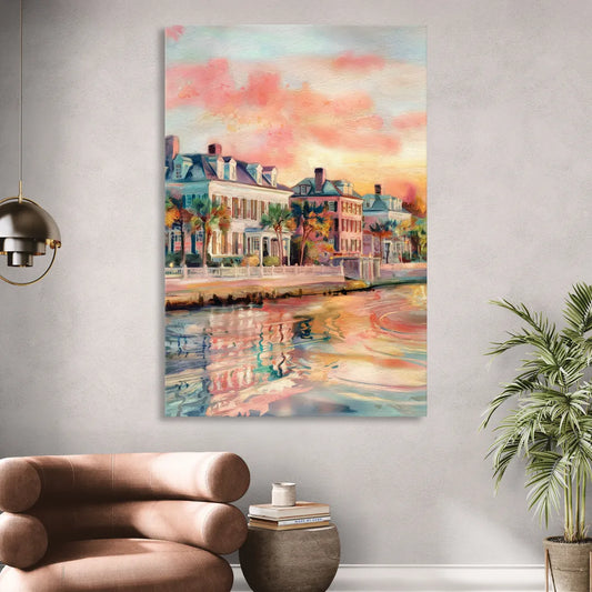 Charleston Battery District Living Room - Canvas Wall Art