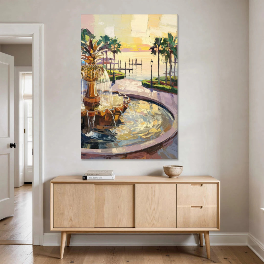 Charleston Waterfront Park - Canvas Wall Art - Coffee Table - 40x60
