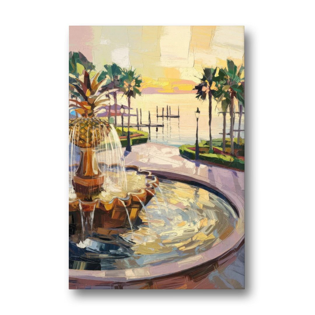 Charleston Waterfront Park - Canvas Wall Art - Front