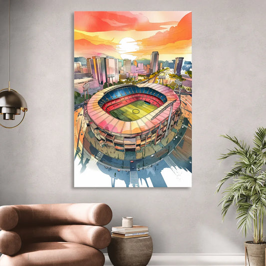 Charlotte FC Stadium View Living Room - Canvas Wall Art