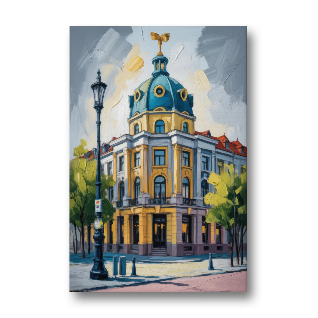 Charlottenburg Charm - Canvas Wall Art - Front