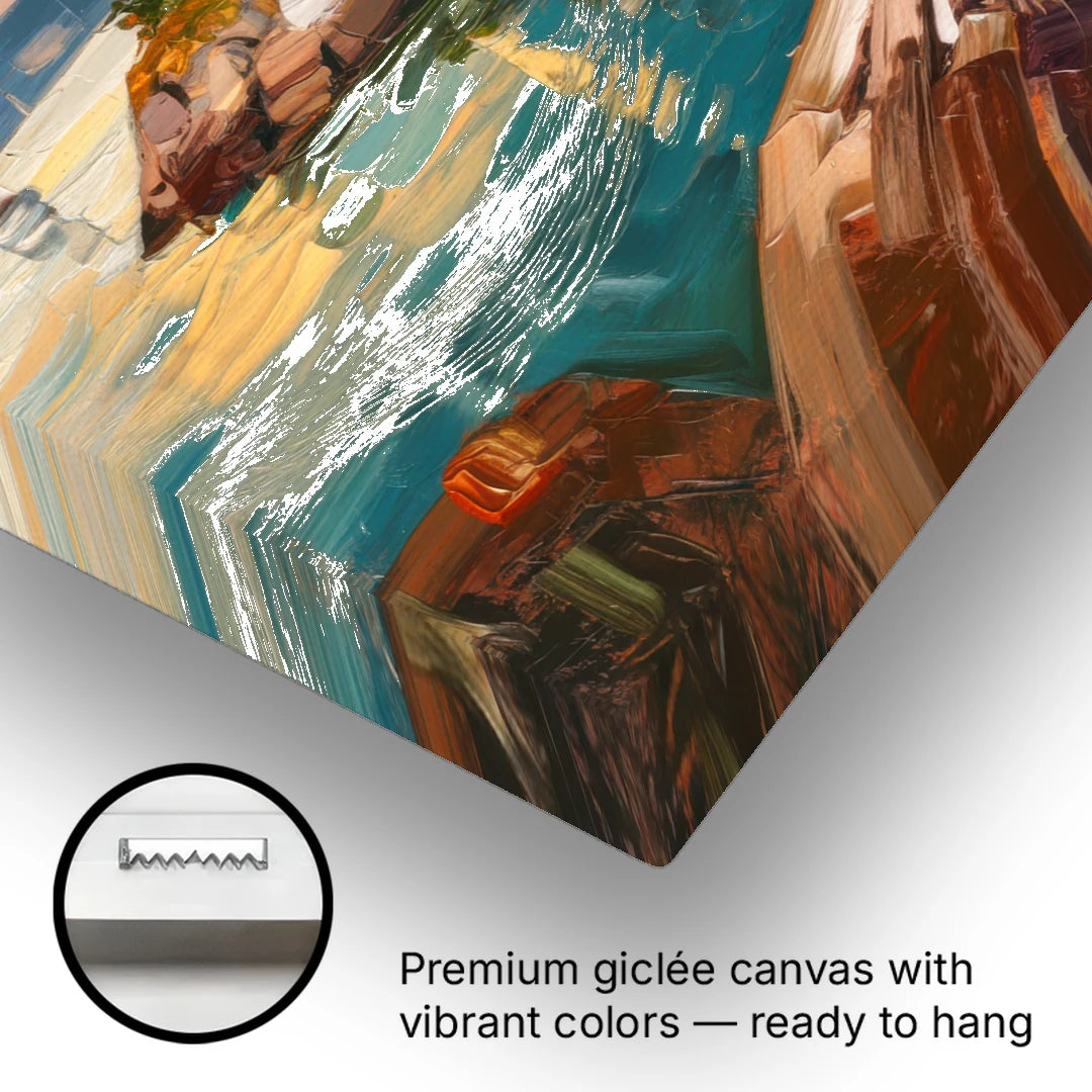 Chesapeake Bay Nautical Charm - Canvas Wall Art - Gallery Wrap Corner