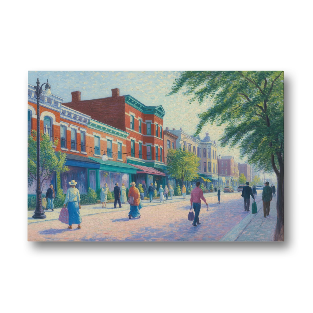Chicago Andersonville Cultural Heritage - Canvas Wall Art - Front