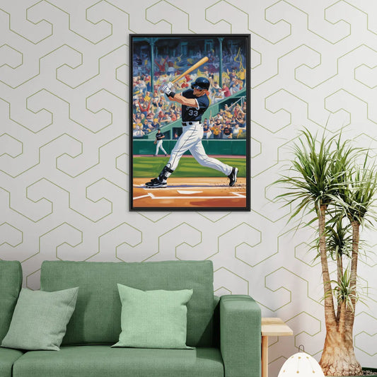 Chicago White Sox Grand Slam - Living Room Black Frame Canvas
