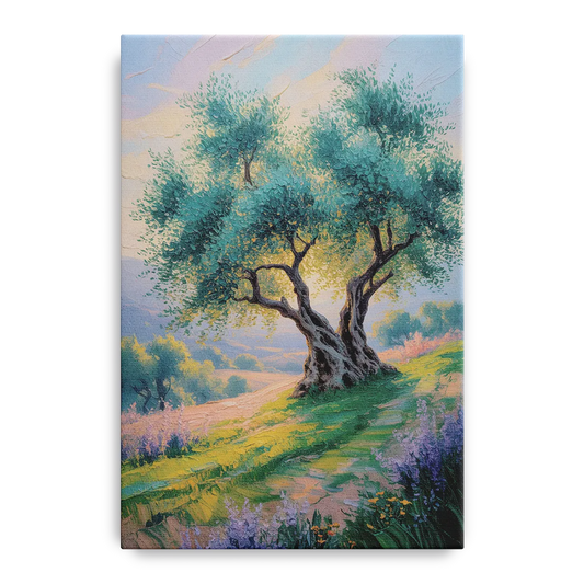 Christian Olive Tree Harmony - Canvas Wall Art