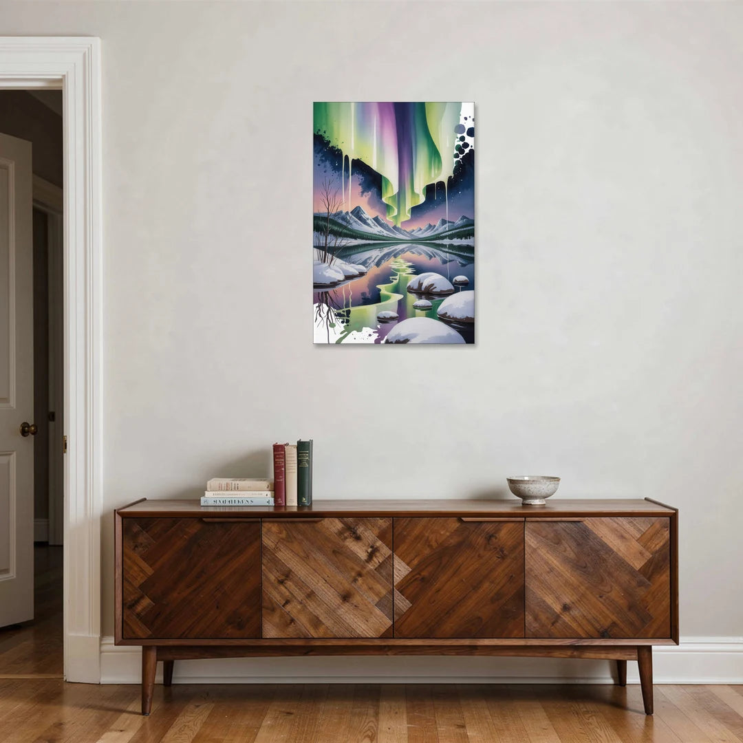 Churchill Northern Lights - Canvas Wall Art - Coffee Table - 24x36