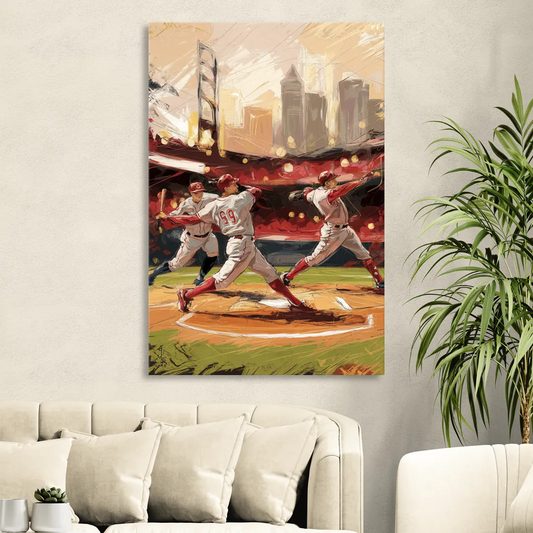 Cincinnati Reds Legendary Players Living Room - Canvas Wall Art