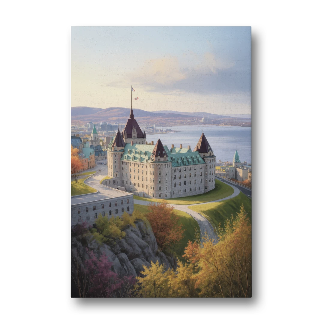 Citadel of Quebec - Canvas Wall Art - Front