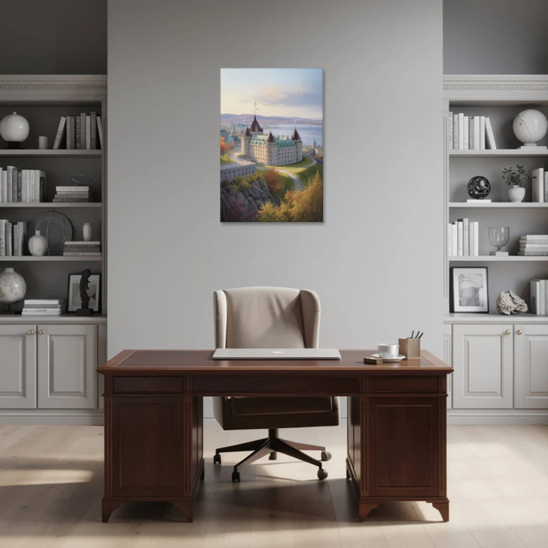 Citadel of Quebec - Canvas Wall Art - Office - 24x36