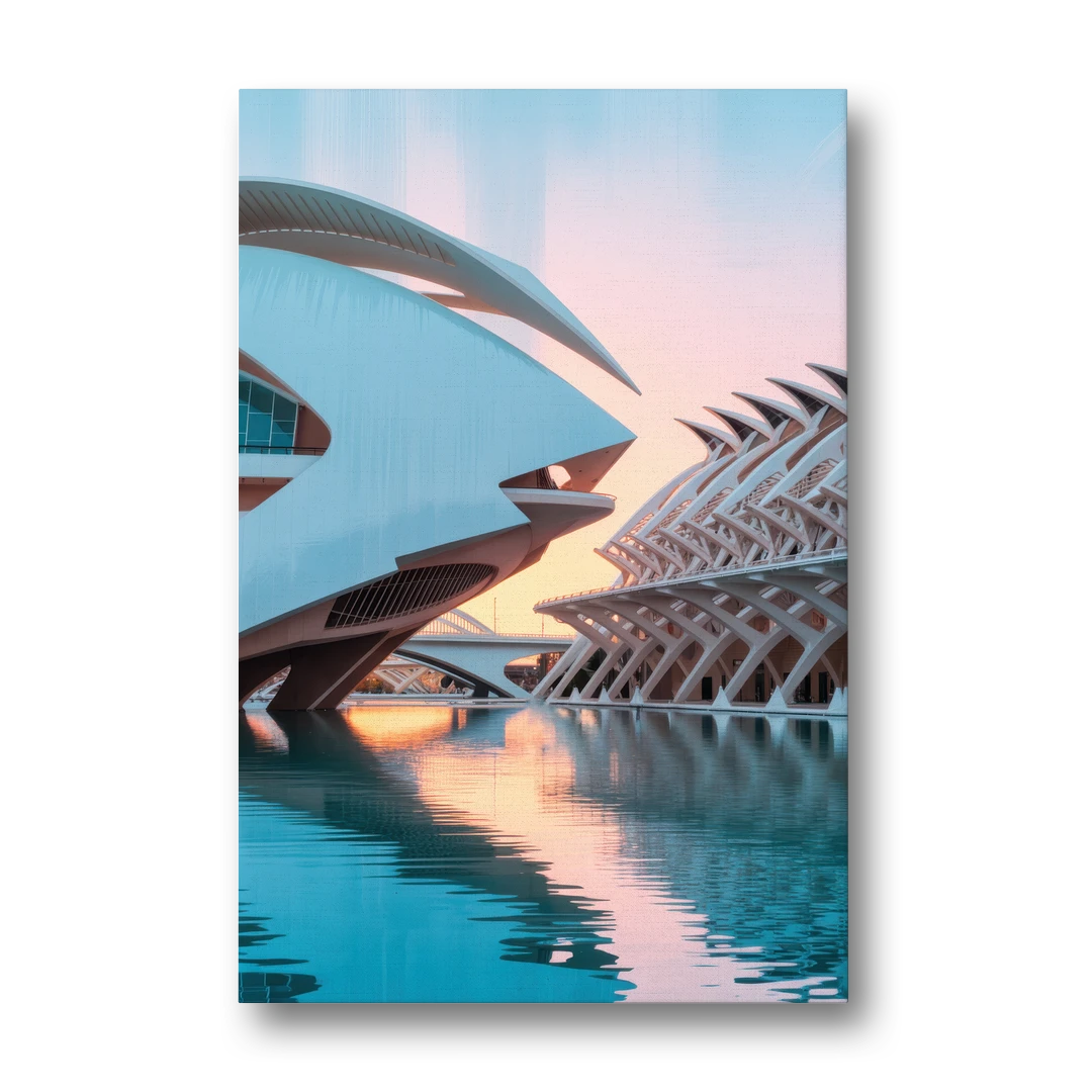 City of Arts and Sciences - Canvas Wall Art - Front