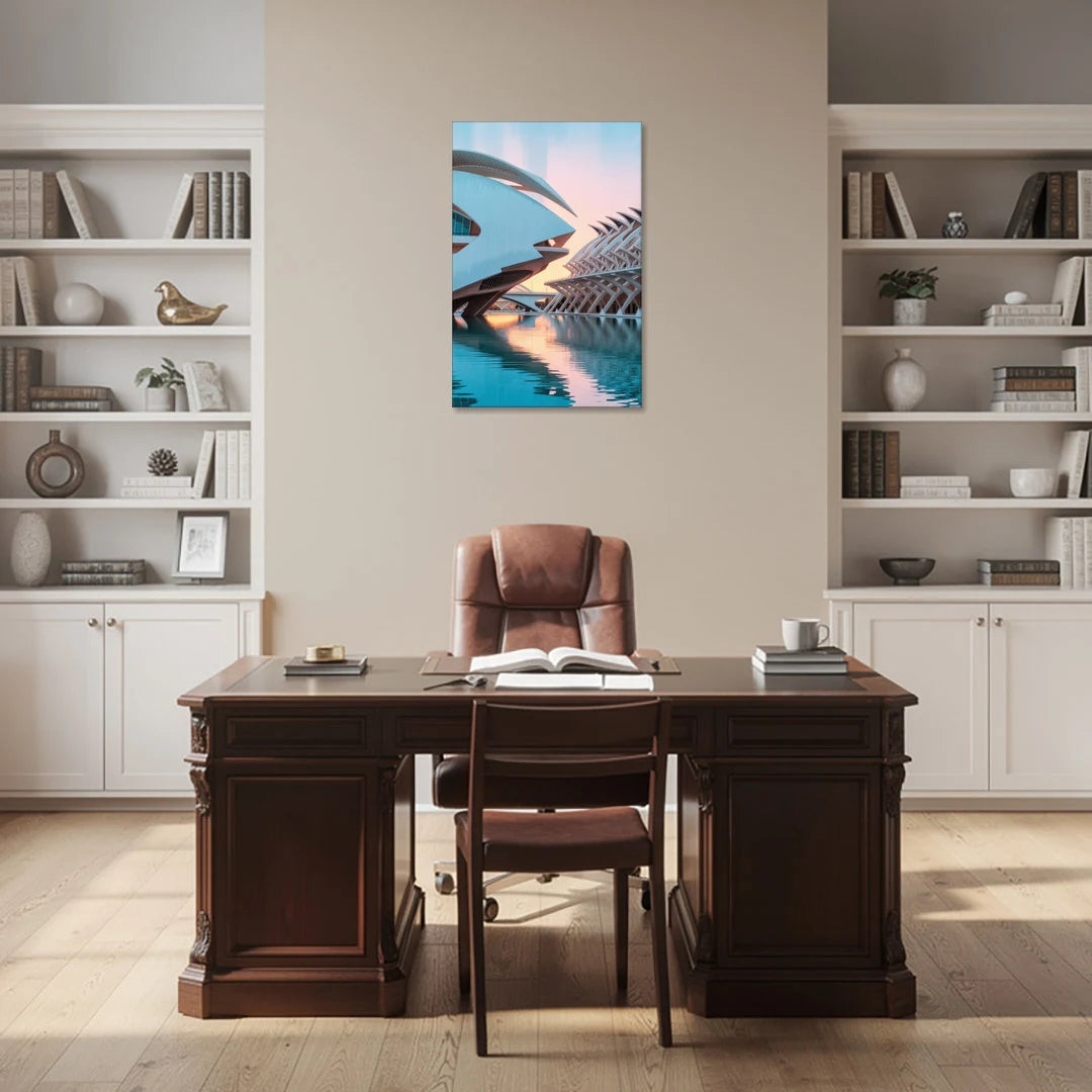 City of Arts and Sciences - Canvas Wall Art - Office - 24x36