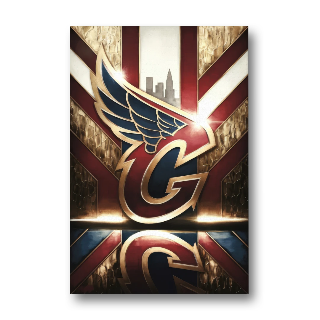 Cleveland Guardians Tribute - Canvas Wall Art - Front