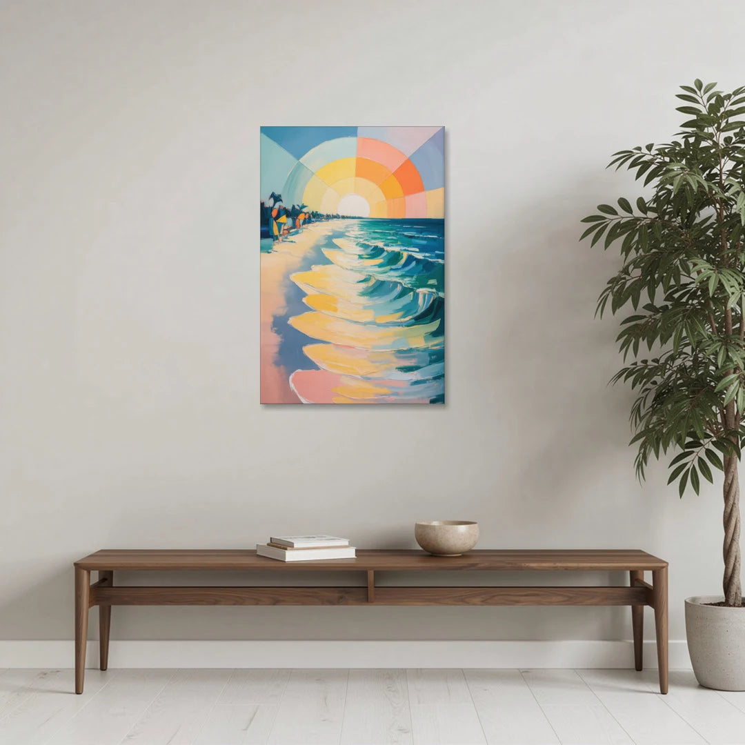 Coco Beach Sunrise - Canvas Wall Art - Coffee Table - 24x36