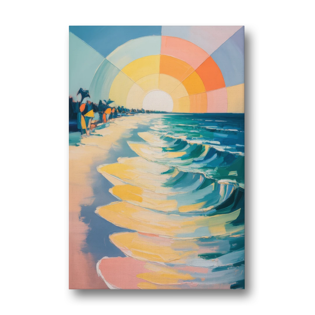 Coco Beach Sunrise - Canvas Wall Art - Front
