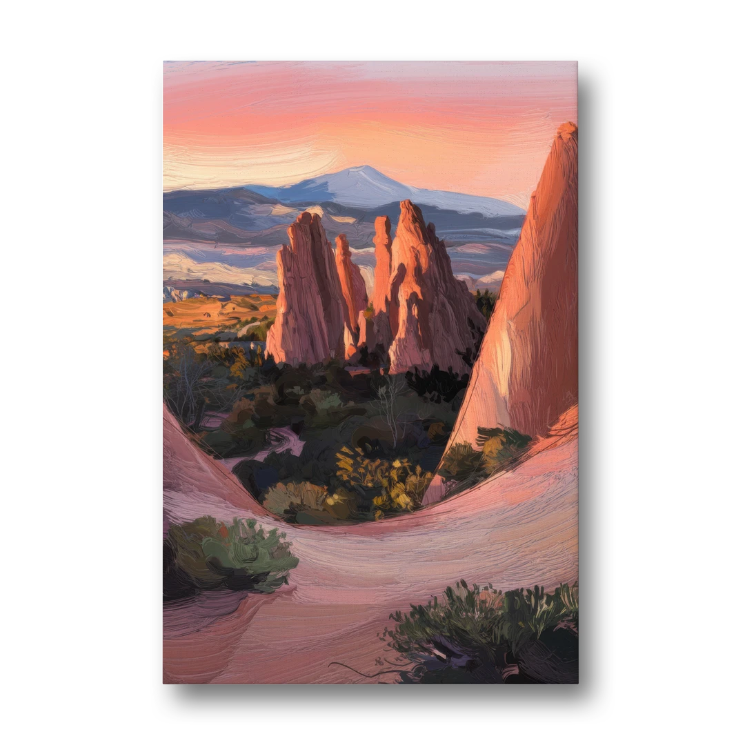 Colorado Springs Garden of the Gods - Canvas Wall Art - Front