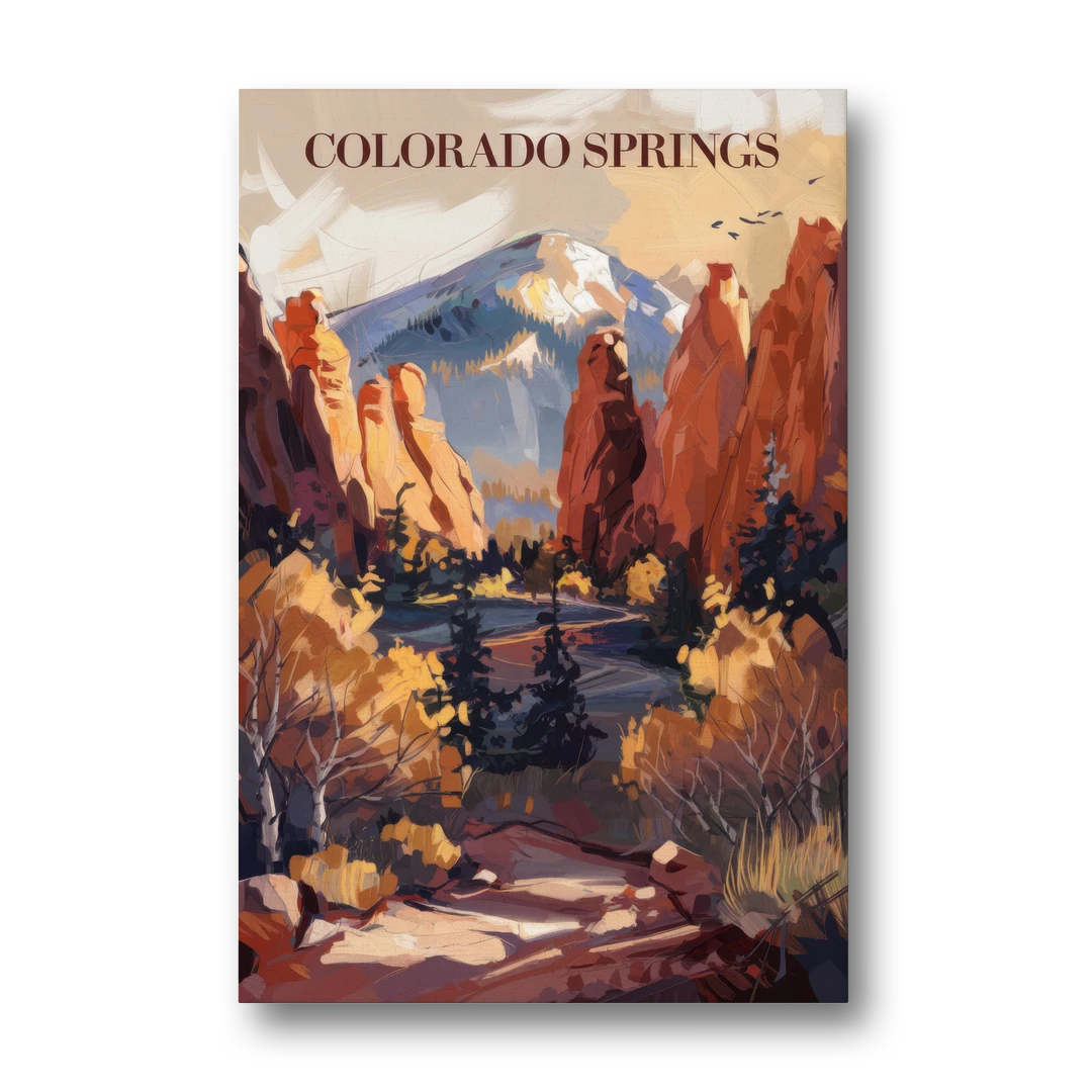 Colorado Springs Nature Escape - Canvas Wall Art - Front